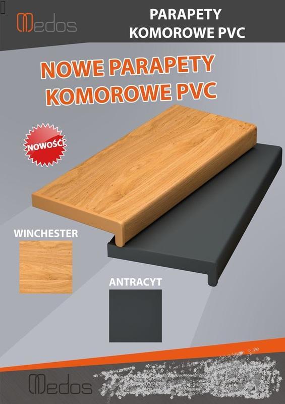 nowe parapety komorowe PVC